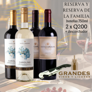 Promo Reservas + descorchador gratis